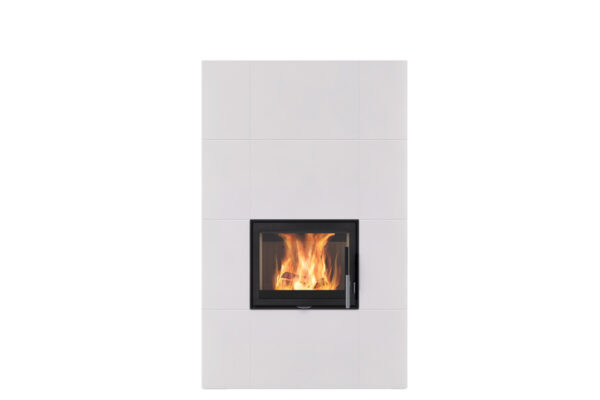 Salzburg xl wood freestanding fireplce white 1