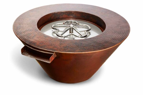 copper bowl series – hammered mesa model 1